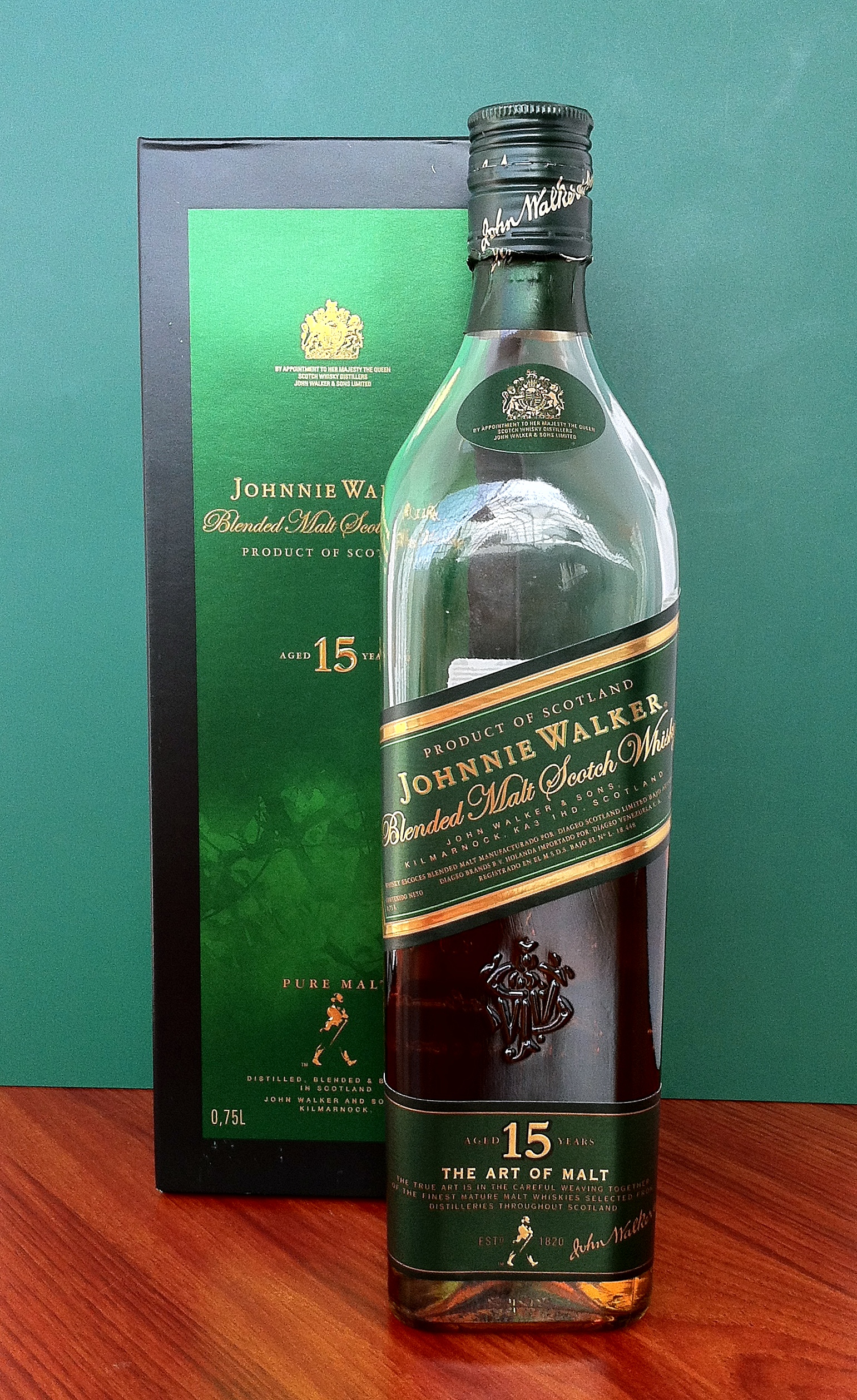 Johnnie Walker Blended Malt Scotch Whisky Aged 15 Years